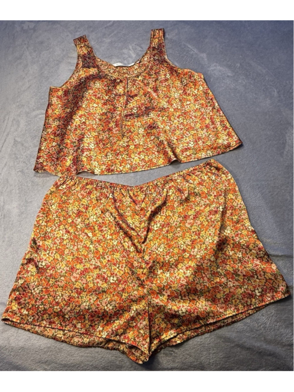 VINTAGE Victorias Secret Women’s Floral 2pc. Nightgown Large